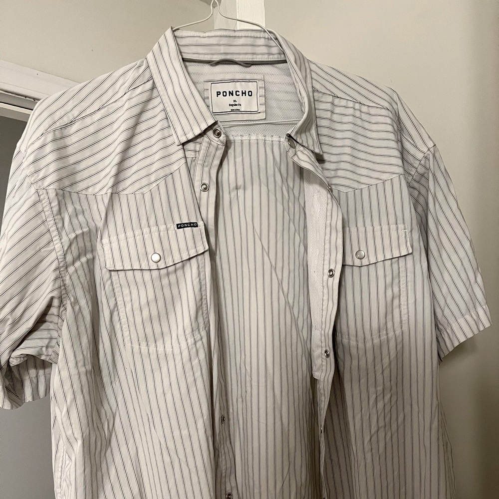 Poncho SS Pearl Snap